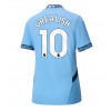 Manchester City Jack Grealish #10 Hjemmedrakt Kvinner 2024-25 Kortermet